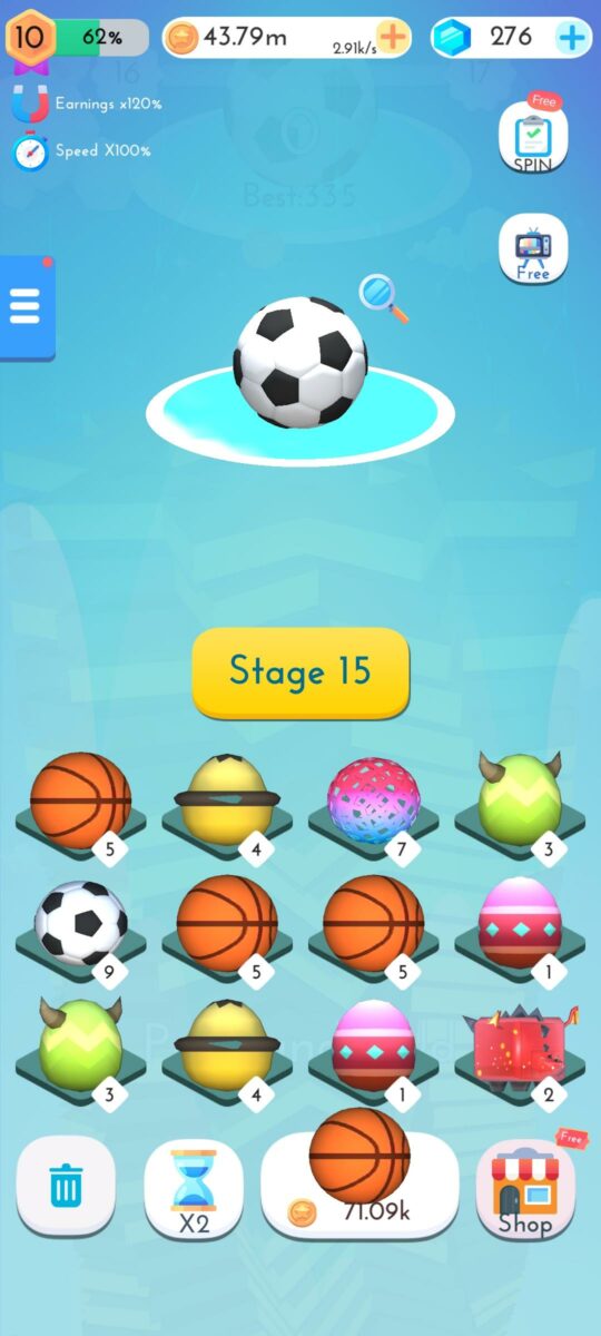 bounce ball merge tycoon скачать
